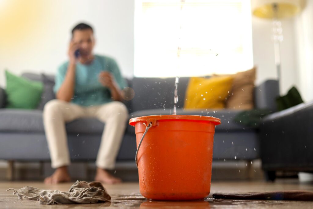 How to find a roof leak before it gets worse, water stains and water test